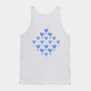 Outworld Lilac Flowers Tank Top